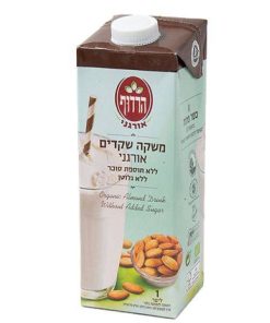 משקה שקדים ללא סוכר אורגני הרדוף