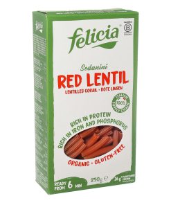 פסטה סדניני עדשים אדומות