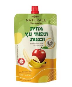 מחית תפוח עץ ובננה נטורולה